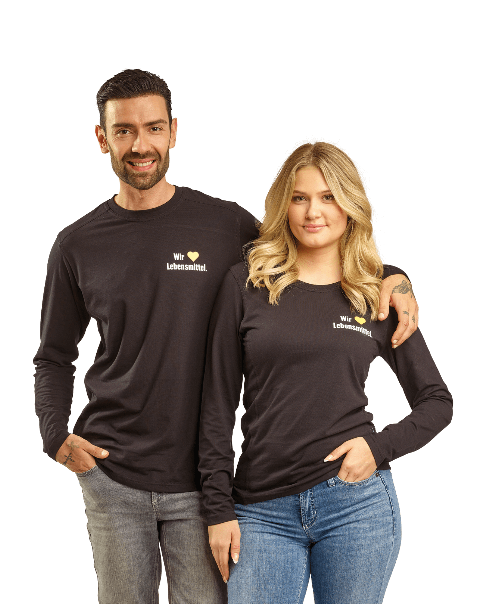 Damen-T-Shirt, Arm lang